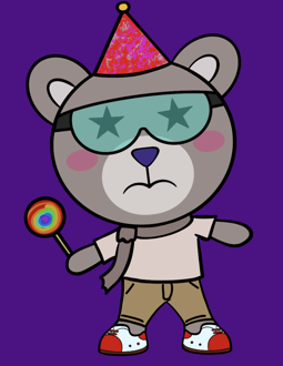 Best Polygon NFT Collection on Opensea - Jolly Teddy Party #9930